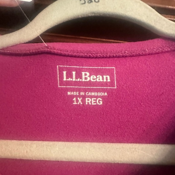 L.L. Bean Women's Short Sleeve Tee - Pink - Picture 3 of 3